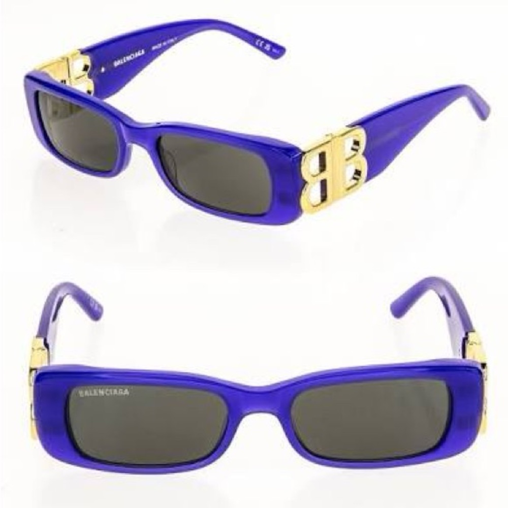 Balenciaga Blue Sunglasses